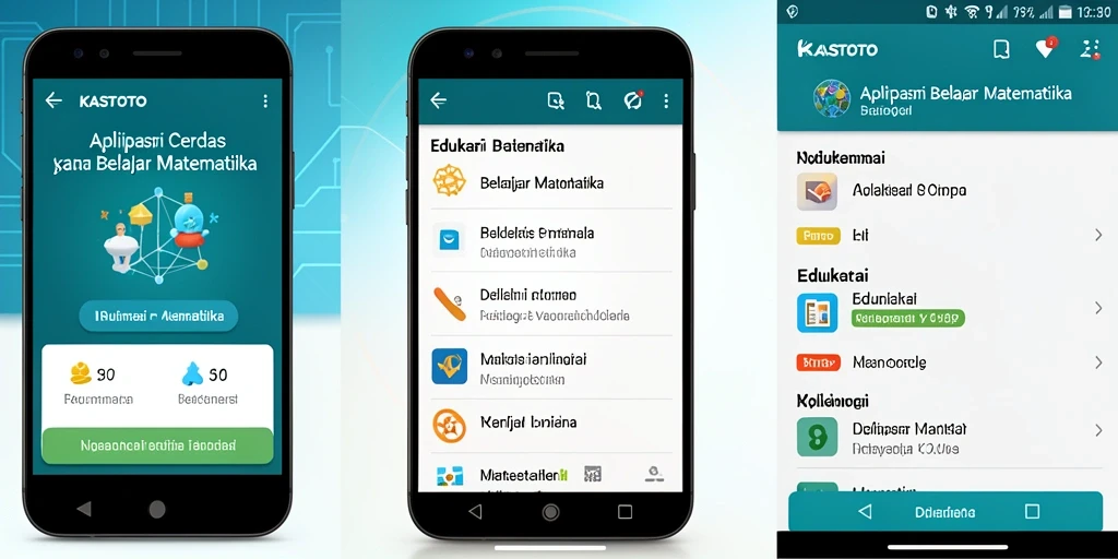 Tampilan antarmuka aplikasi KASTOTO yang intuitif dan menarik.