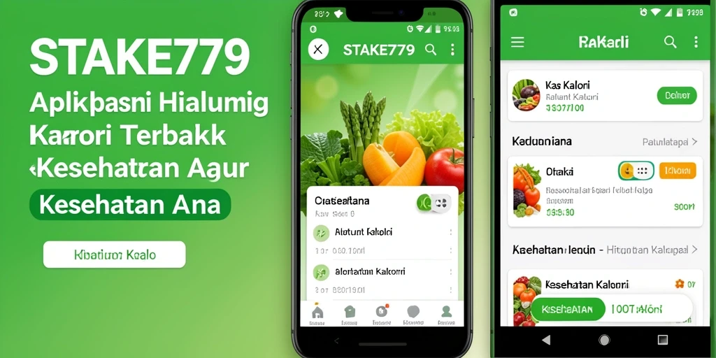 Antarmuka STAKE779 menampilkan fungsi Hitung Kalori yang praktis dan informatif.